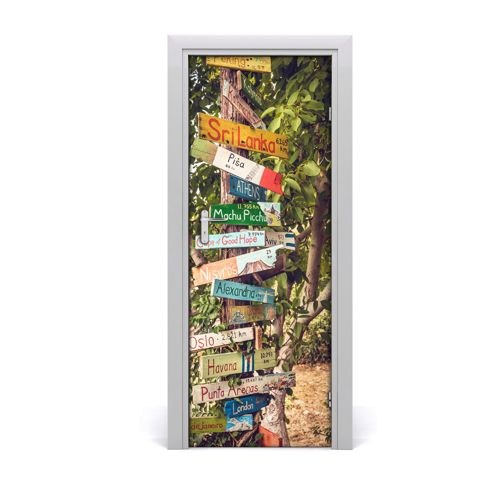 Samolepící fototapeta na dveře Putokazi na plaži