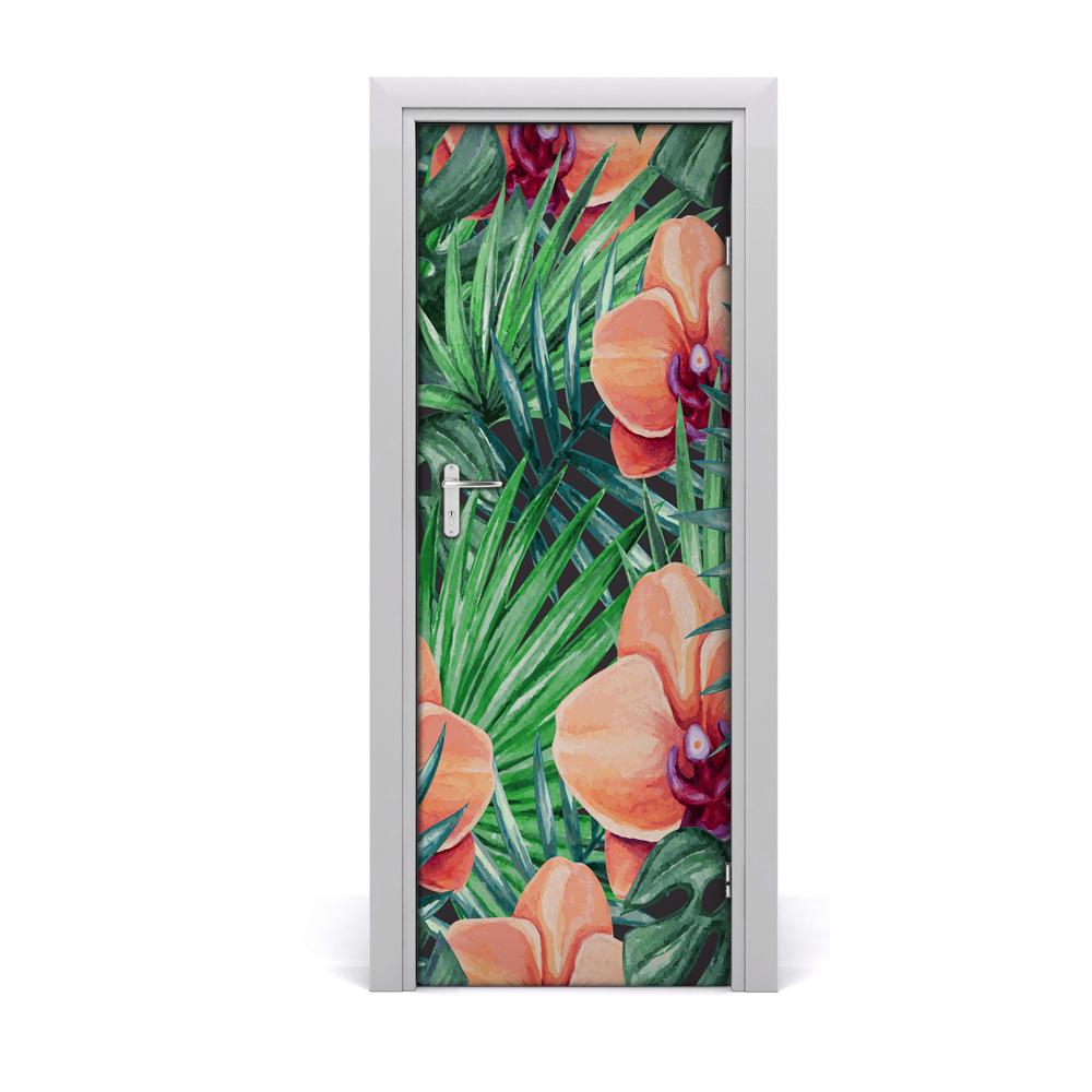 Fototapeta na dveře Orhideje i palme