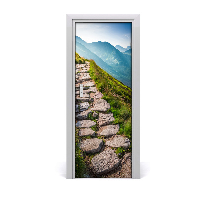 Tapeta na dveře s 3d efektem Planinska staza