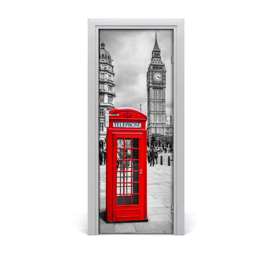 Fototapeta na dveře Crveni Big Ben štand