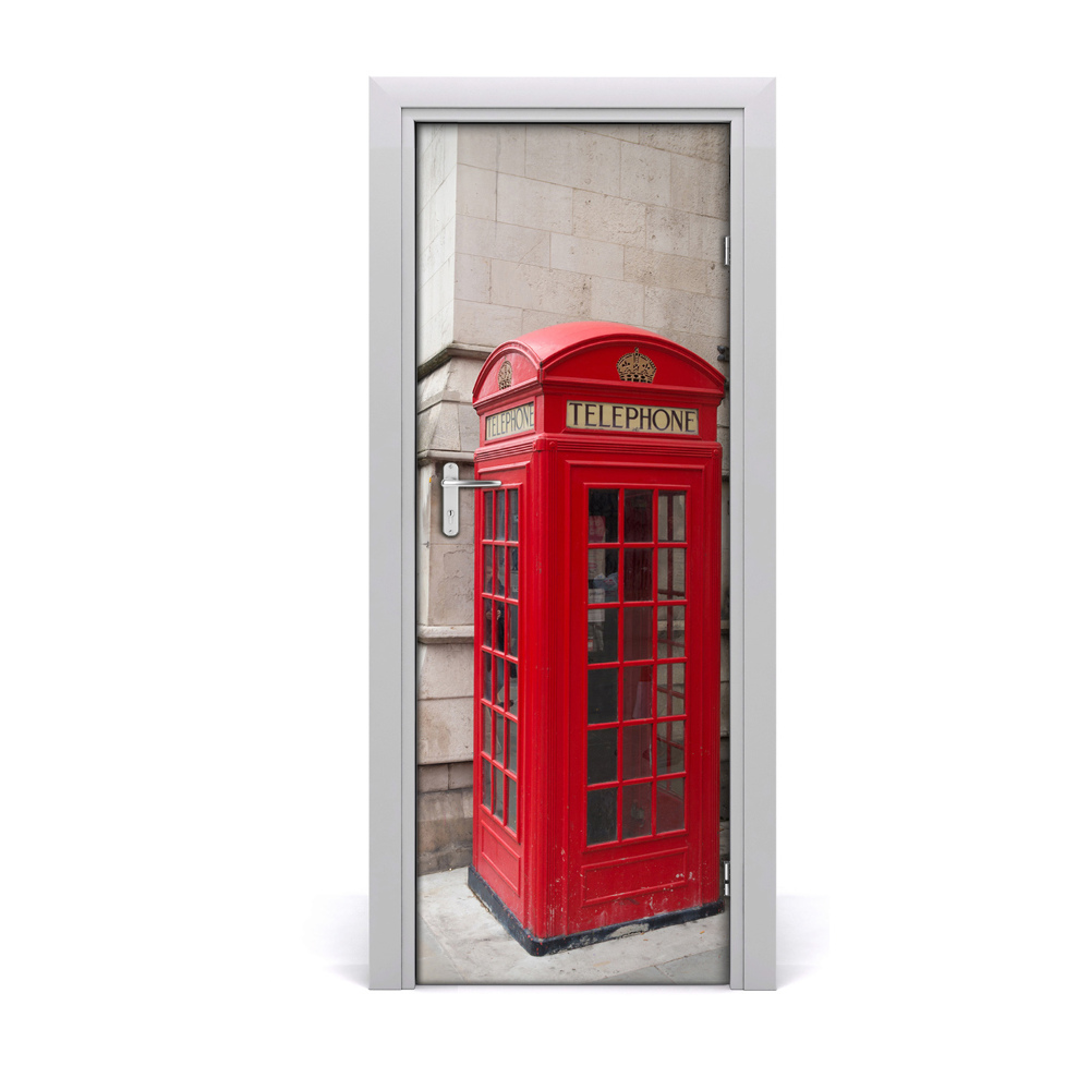 Fototapeta na dveře London crveni štand