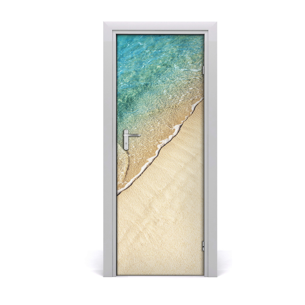 Tapeta na dveře Plaža valova mora