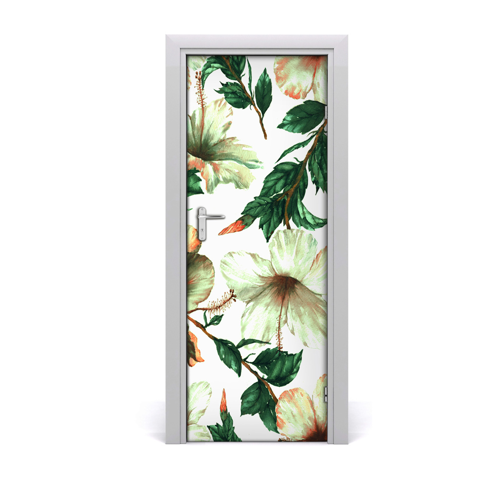 Fototapeta na dveře Bijeli hibiskus