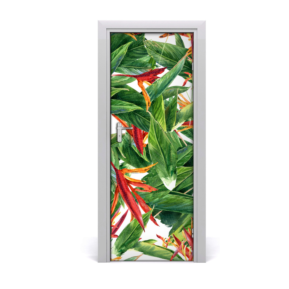 Fototapeta na dveře Strelitzia cvijeće lišće