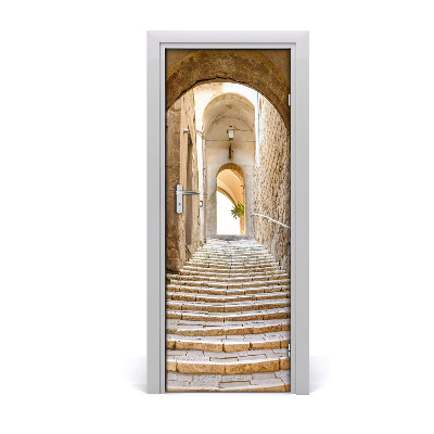 Tapeta na dveře Uske ulice