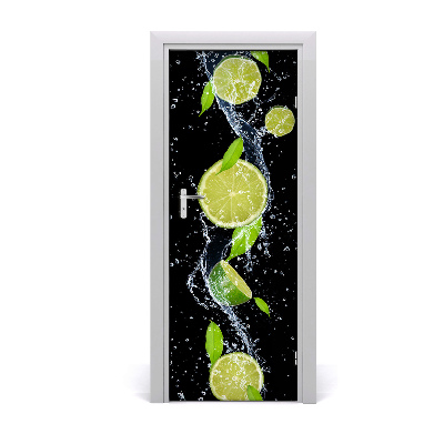 Samolepící fólie na dveře Limes voda
