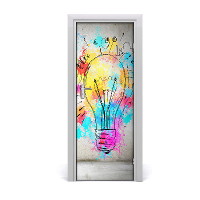 Fototapeta na dveře Šarena žarulja