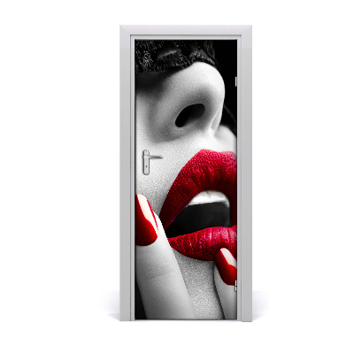 Fototapeta na dveře Crvene usne i crveni nokti