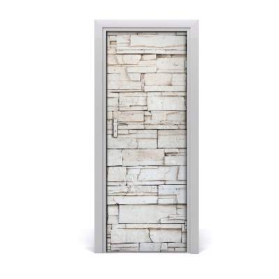 Samolepící tapeta na dveře Kameni bijeli zid