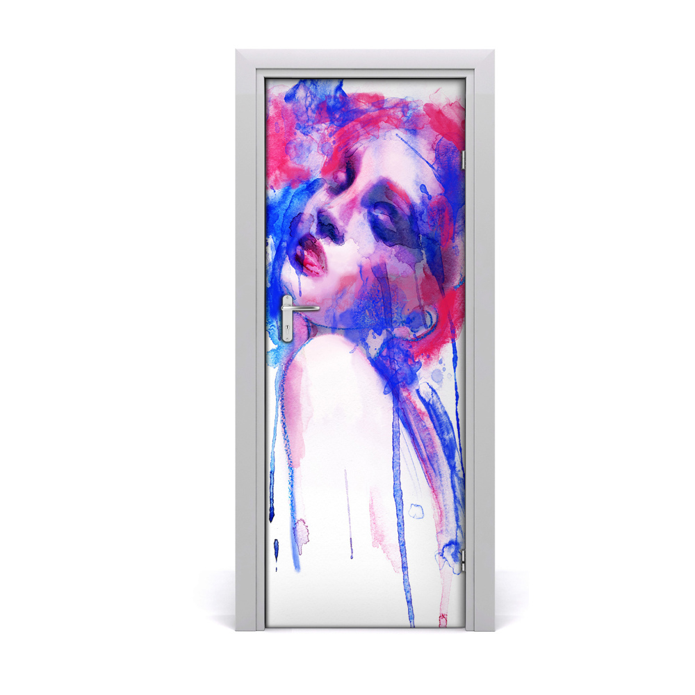 Obrazová tapeta na dveře Apstraktna žena