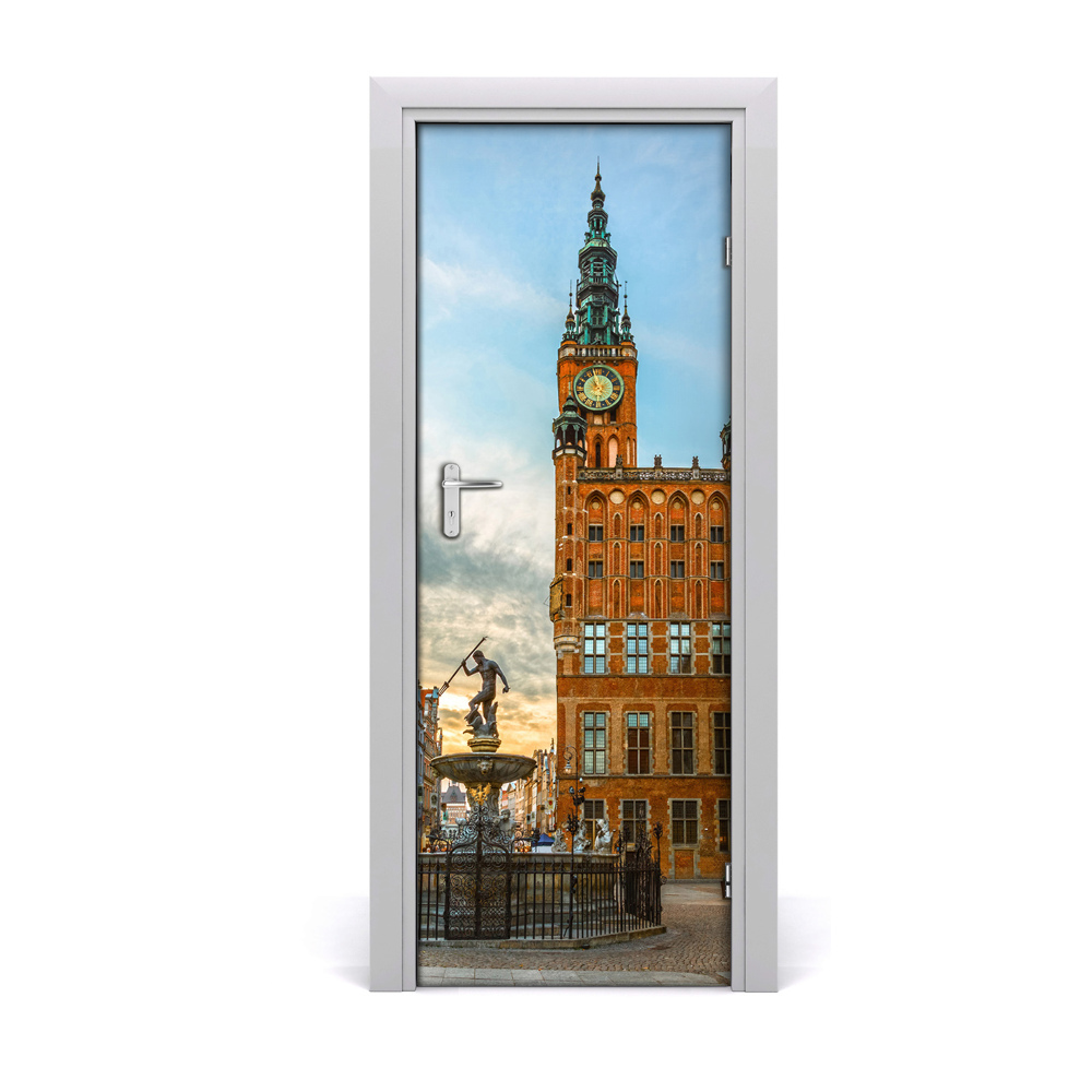 Tapeta na dveře Gdańsk Poljska