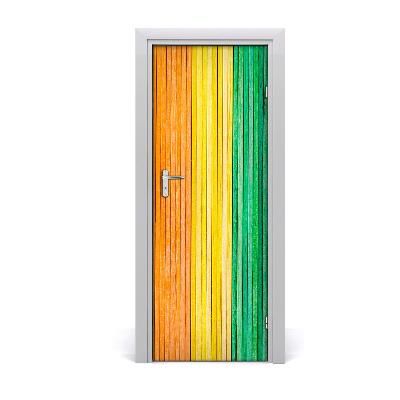 Samolepící fólie na dveře Šarene okomite pruge