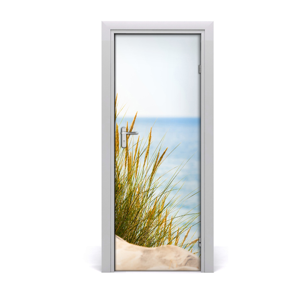 Tapeta na dveře s 3d efektem Plaža dina uz more