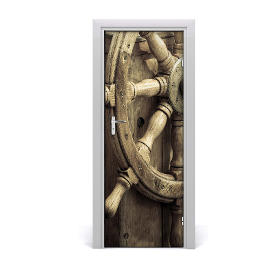 Samolepící fototapeta na dveře Kormilo na brodu