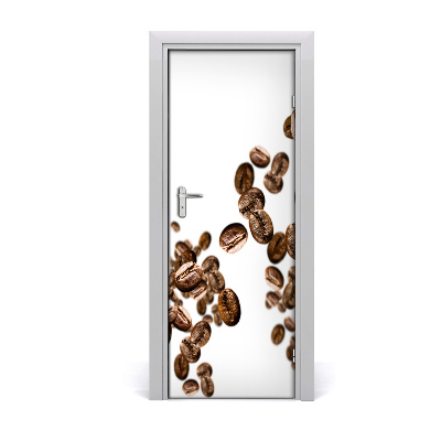 Samolepící fólie na dveře Padanje zrna kave