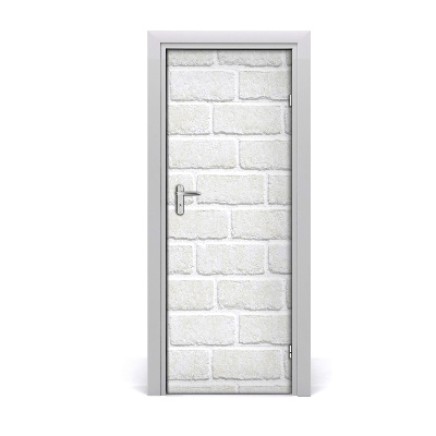 Samolepící tapeta na dveře Zid od opeke bijeli zid