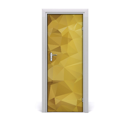 Samolepící fototapeta na dveře Žuta pozadina