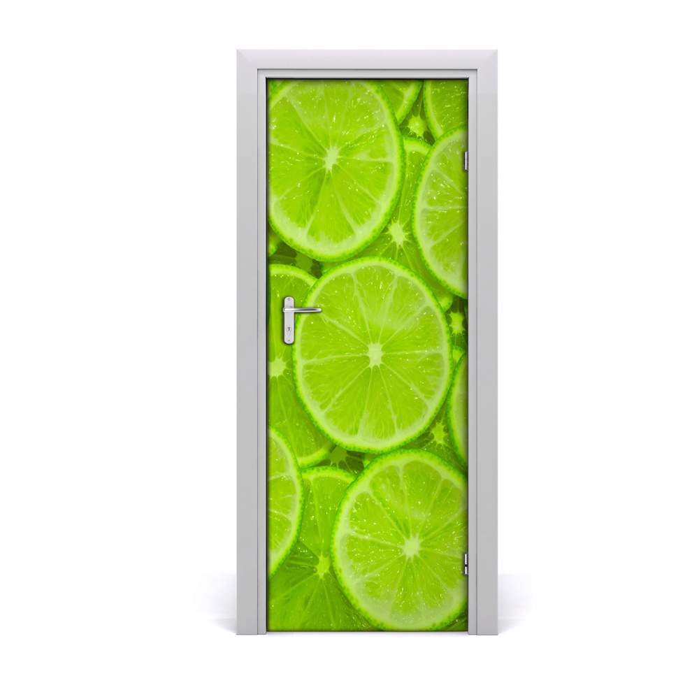 Obrazová tapeta na dveře Sočne limete