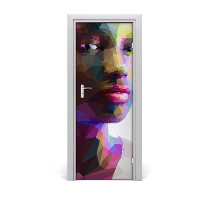 Obrazová tapeta na dveře Apstraktna žena