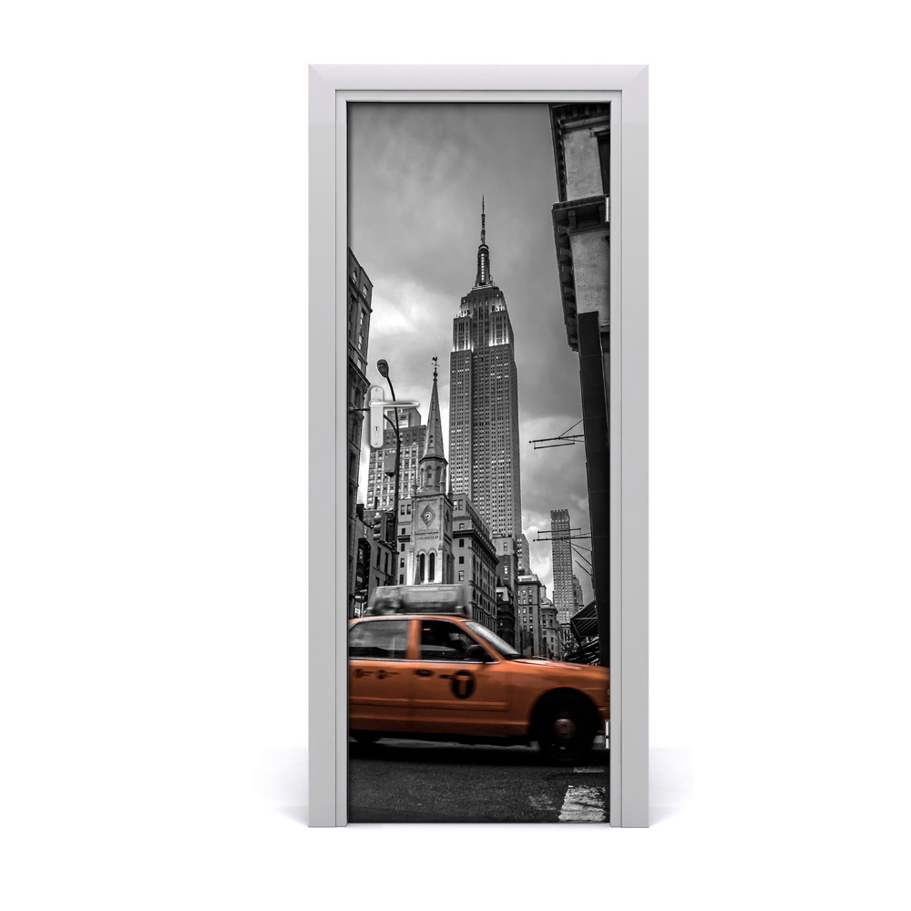 Fototapeta na dveře New York crno-bijelo