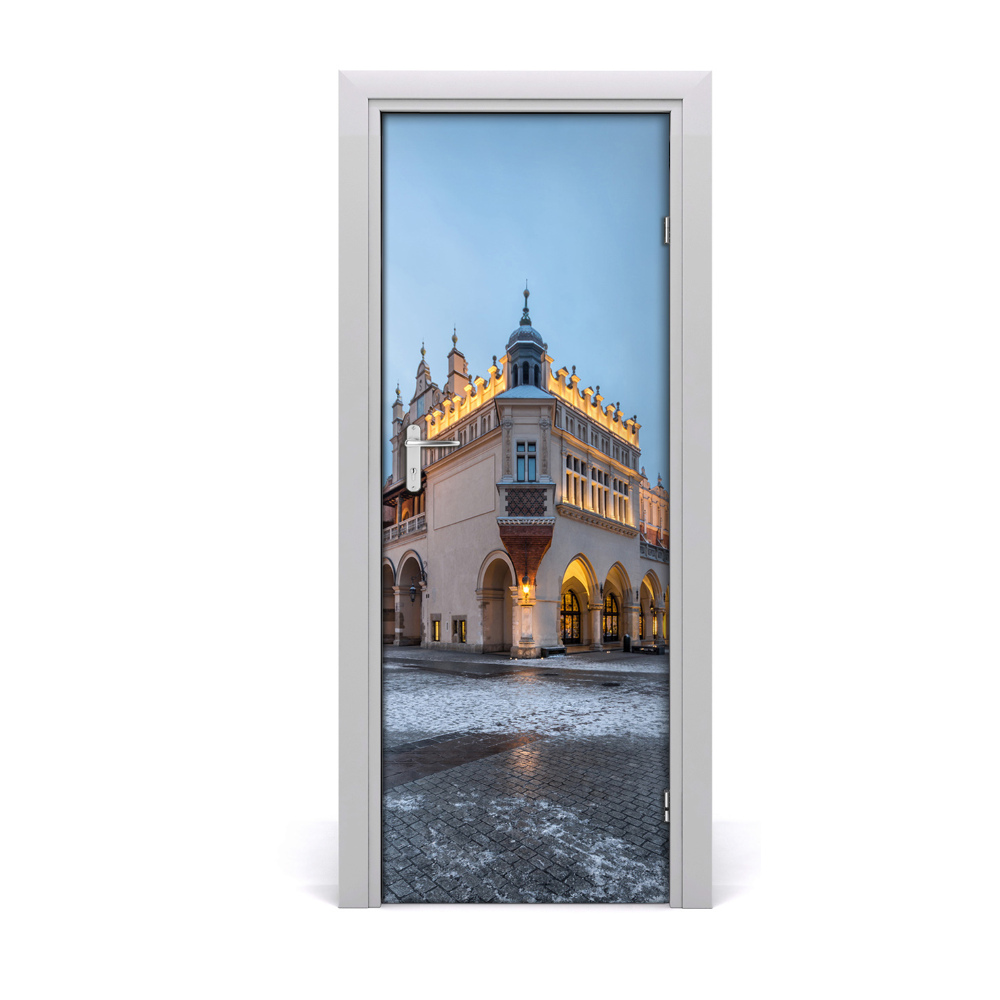 Tapeta na dveře Krakow Poljska Sukiennice