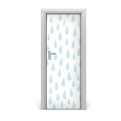 Samolepící fototapeta na dveře Kapljice vode