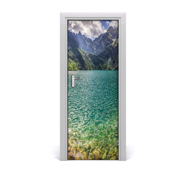 Samolepící fototapeta na dveře Prirodno planinsko jezero