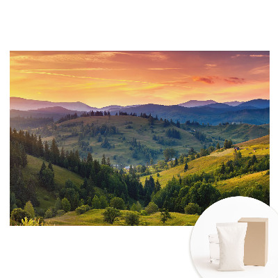 Fototapeta na netkané textilii Malebné kopce horské krajiny