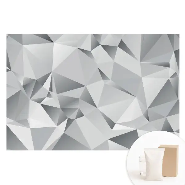 Velká fototapeta na zeď s motivem geometrických tvarů v duchu harmonie a symetrie