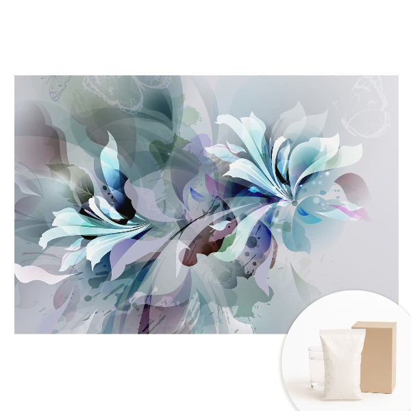 Fototapeta na netkané textilii Éterické květiny a abstrakce