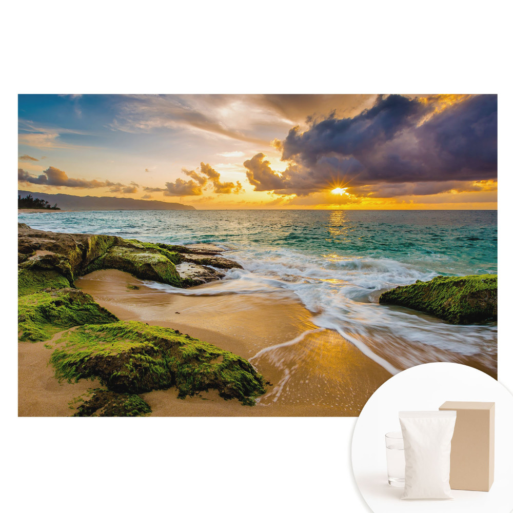 Fototapeta na vliesu Západ slunce nad oceánem