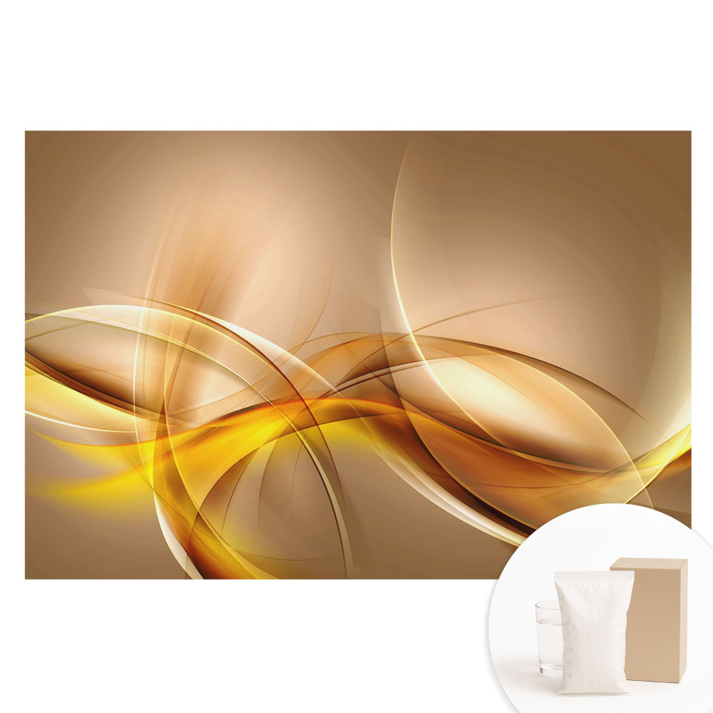 Fotografická tapeta na netkané textilii Jemné křivky abstraktního vzoru