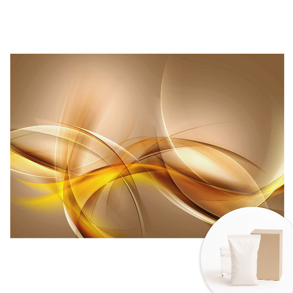 Fotografická tapeta na netkané textilii Jemné křivky abstraktního vzoru