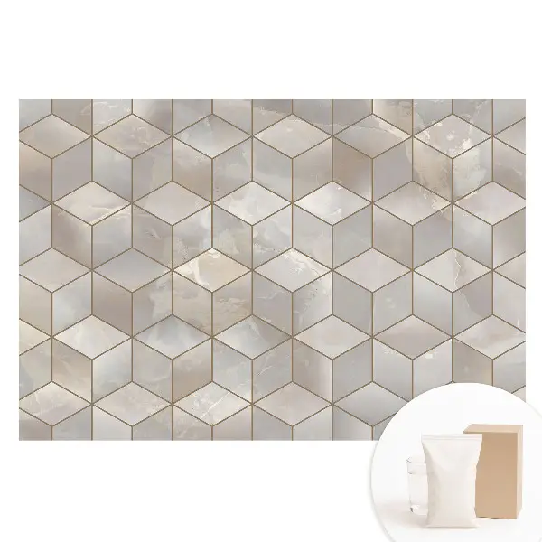 Fototapeta na vliesu moderní geometrická mozaika v odstínech šedé