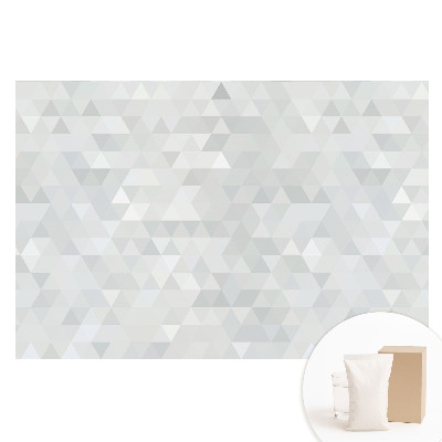 Velká fototapeta na zeď Geometrické trojúhelníky v odstínech šedé