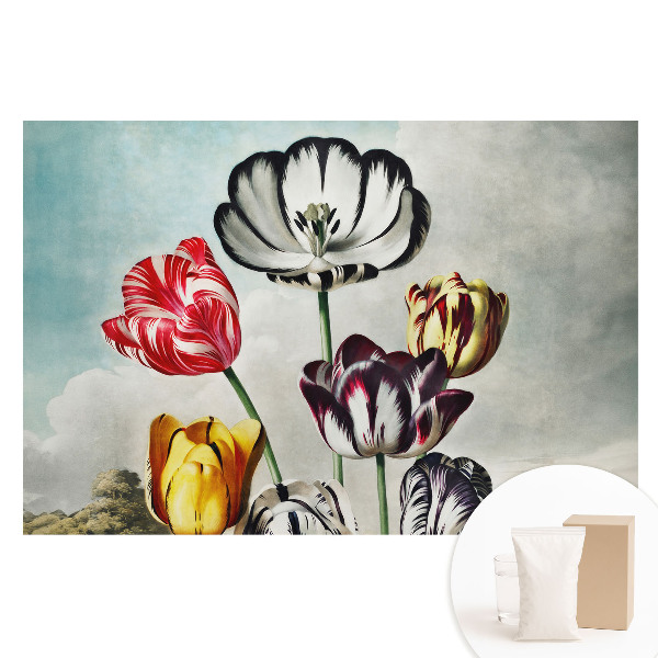 Netkaná tapeta Kytice tulipánů, klasická elegance