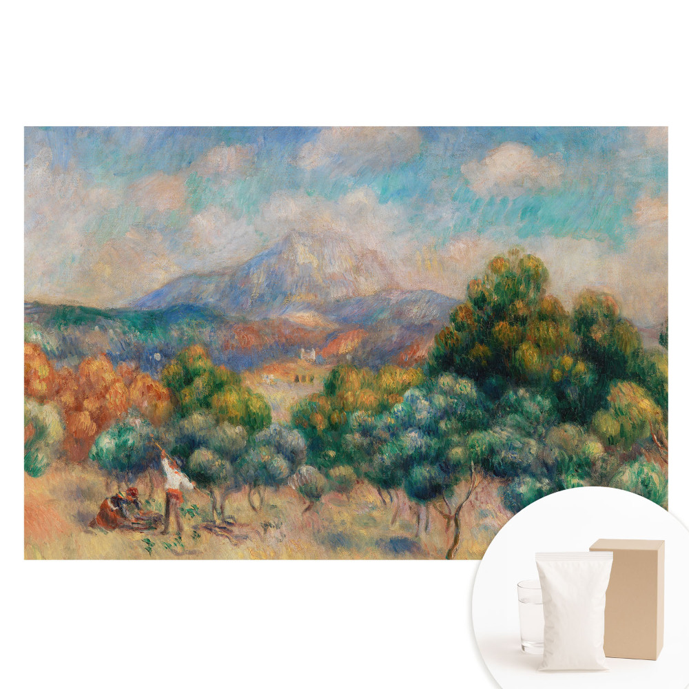 Fototapeta s potiskem na netkané textilii Barevná krajina s horskou přírodou