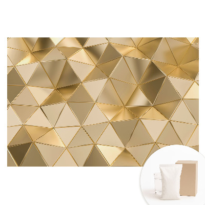 Netkaná tapeta s potiskem Geometrické trojúhelníky moderní elegance