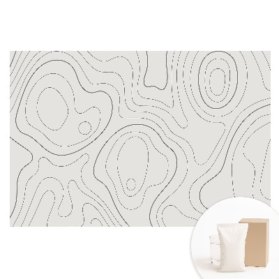 Netkaná tapeta Abstraktní vlny čáry kontury