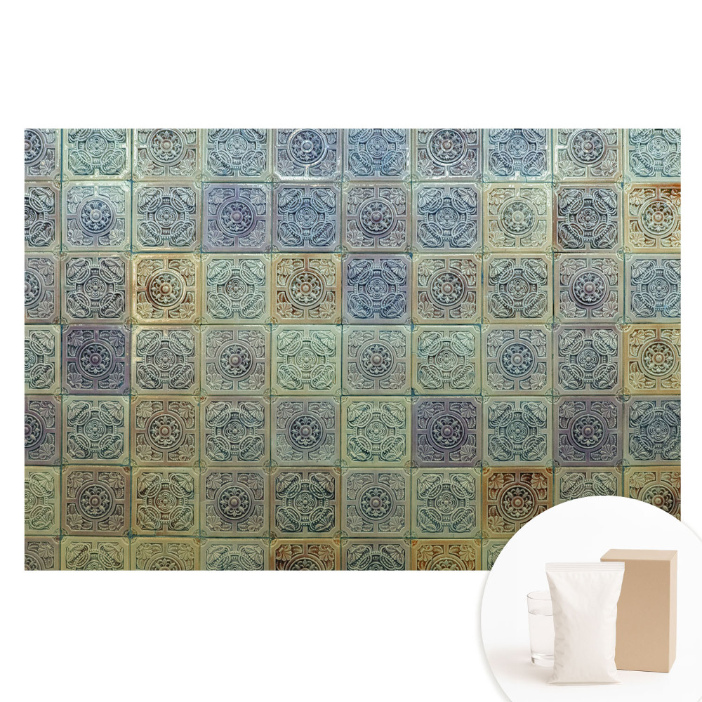 Netkaná fotografická tapeta Elegantní dlaždice s geometrickým vzorem