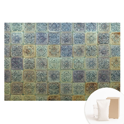 Netkaná fotografická tapeta Elegantní dlaždice s geometrickým vzorem