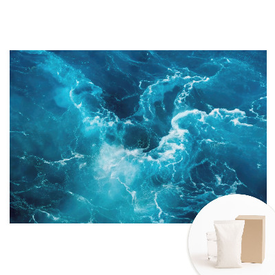 Netkaná tapeta s potiskem Mořské turbulence plné energie