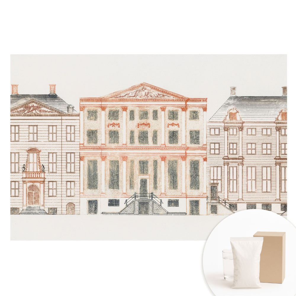 Netkaná fotografická tapeta Architektonické klasické fasády