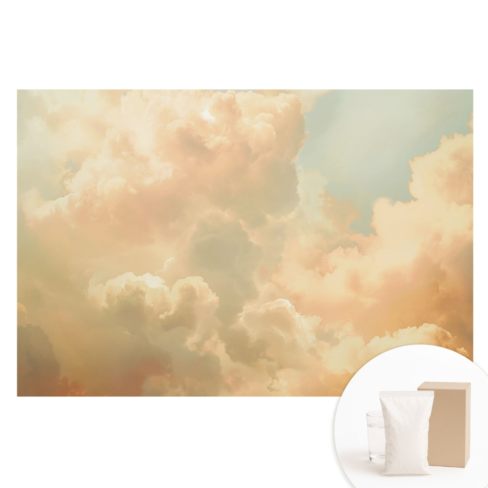 Velká fototapeta na zeď Pastelové mraky sní o míru