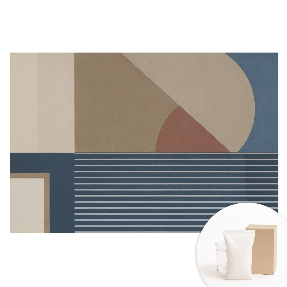 Netkaná tapeta Geometrický minimalismus s nádechem elegance