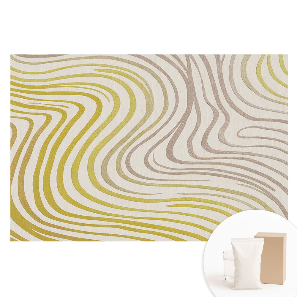 Netkaná tapeta s potiskem Smyslný vzor s vlnitými liniemi