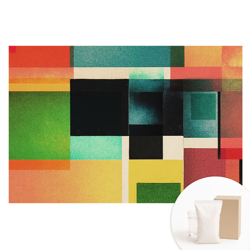 Fototapeta na netkané textilii Barevné geometrické tvary