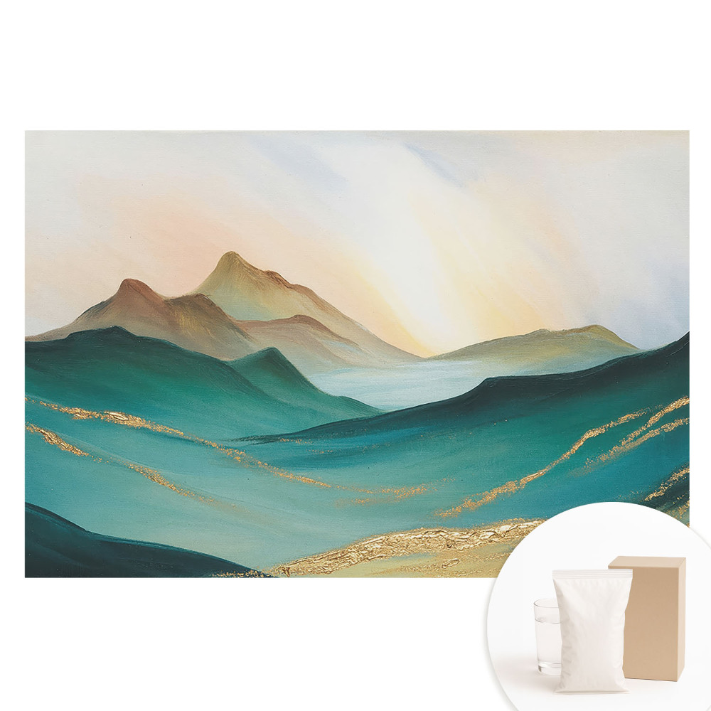 Velká fototapeta na zeď Hory a abstrakce