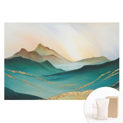 Velká fototapeta na zeď Hory a abstrakce