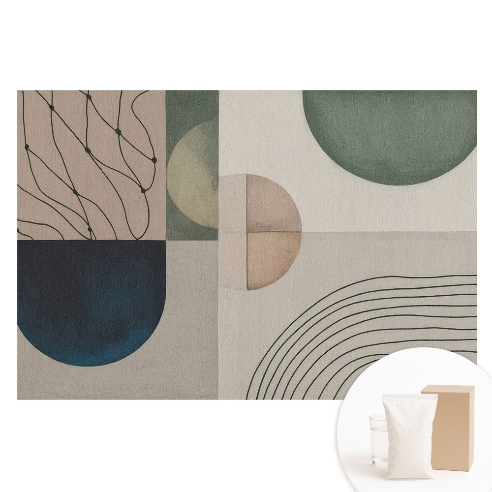Netkaná fotografická tapeta Moderní geometrická abstrakce